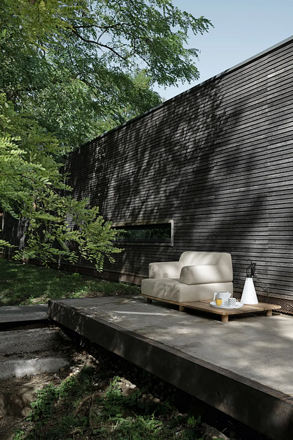 Divano modulare da giardino in tessuto Palco Kristalia fabbrica Kristalia dall'Italia. Foto №17
