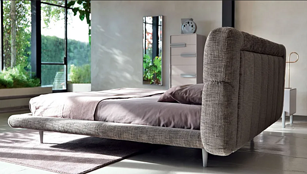 Letto matrimoniale in tessuto con testata imbottita CORTEZARI Minou 967 fabbrica CORTE ZARI dall'Italia. Foto №5