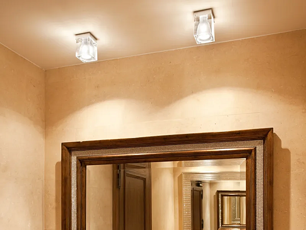 Spotlight da soffitto in cristallo Cubetto Fabbian fabbrica Fabbian dall'Italia. Foto №4
