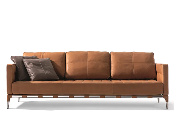 Divano in pelle trapuntata CASSINA PRIVE 241 fabbrica CASSINA dall'Italia. Foto №1