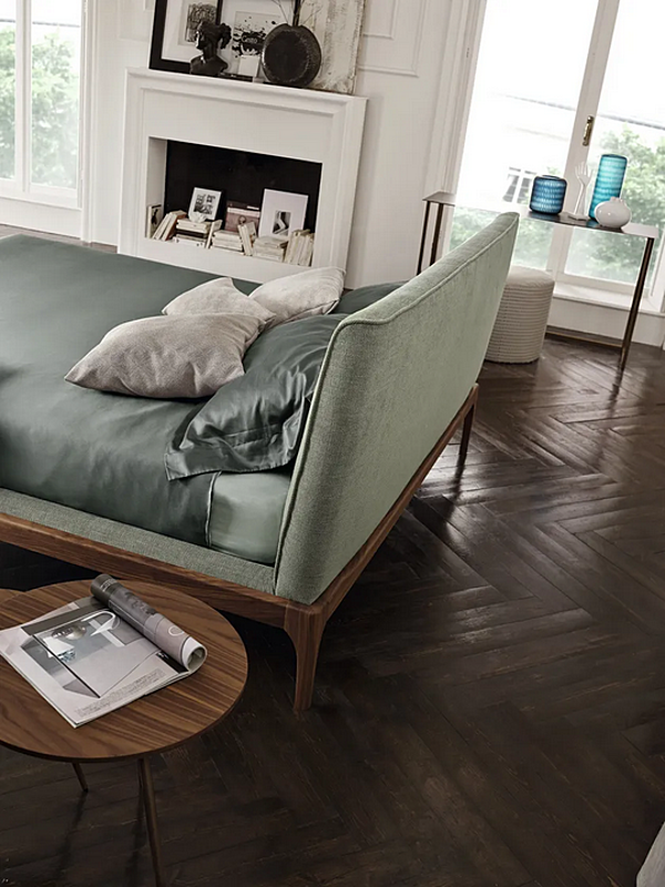 Letto matrimoniale con testata imbottita in legno Gladys Duomo Design fabbrica Duomo Design dall'Italia. Foto №2