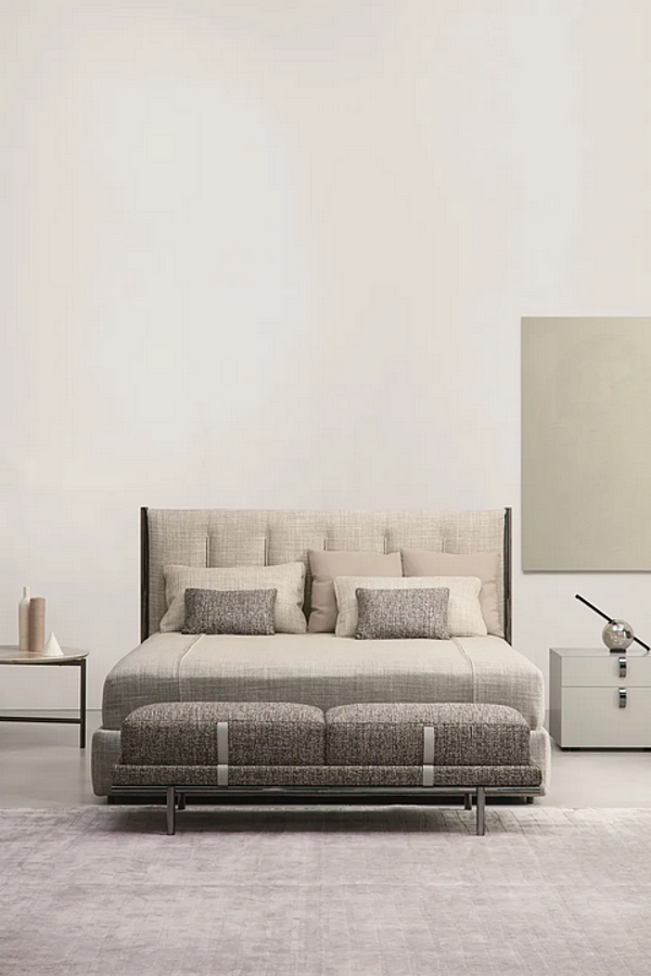 Panchina in tessuto imbottito Flou collezione New Bond fabbrica Flou dall'Italia. Foto №8