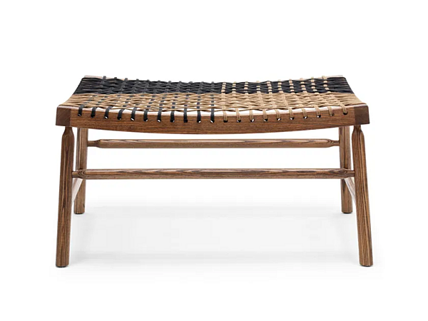 Poggiapiedi in legno massello Sitar Saba fabbrica SABA dall'Italia. Foto №2