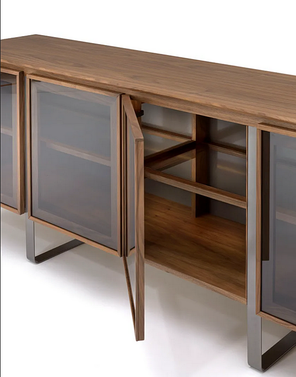 Buffet con ante in vetro Leonardo L415 V ARTE BROTTO L415/V fabbrica Arte Brotto dall'Italia. Foto №3