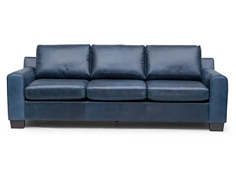 Divano in pelle a tre posti Copenaghen Marinelli Home M1344
