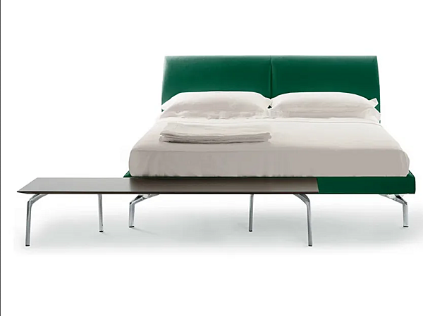 Letto matrimoniale con testiera imbottita in tessuto Eosonno Poltrona Frau fabbrica POLTRONA FRAU dall'Italia. Foto №1