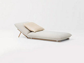 Lettino prendisole in tessuto PAOLA LENTI collezione Hiro