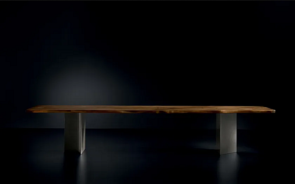 Tavolo rettangolare in legno massello Vero Boomerang ARTE BROTTO L620, BOOMERANG fabbrica Arte Brotto dall'Italia. Foto №3