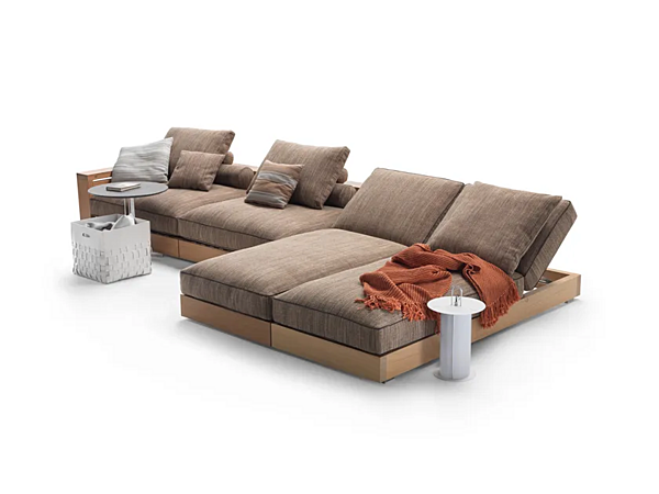 Divano angolare da giardino in tessuto FLEXFORM Hamptons fabbrica FLEXFORM dall'Italia. Foto №3