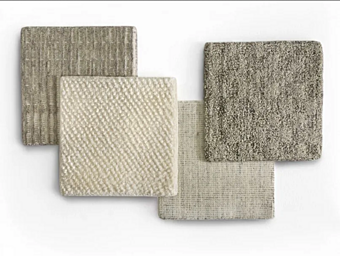 Tappeto in fibra naturale collezione Premium FLEXFORM avorio