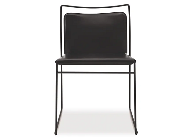 Sedia impilabile in metallo con base a pattini Tulu CASSINA fabbrica CASSINA dall'Italia. Foto №4