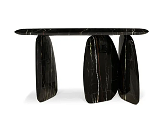 Tavolo console rettangolare in legno Ardara II BRABBU