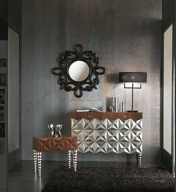 Тумбочка прикроватная деревянная с ящиками DIAMANTE Bizzotto Italia fabbrica Bizzotto Italia dall'Italia. Foto №3