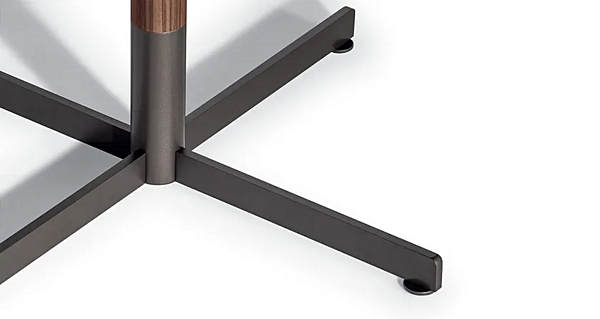 Tavolino alto rotondo in noce Bob Bistrot POLTRONA FRAU fabbrica POLTRONA FRAU dall'Italia. Foto №4