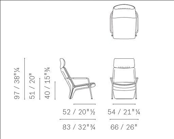 Poltrona imbottita con poggiatesta Arabesque Poltrona Frau fabbrica POLTRONA FRAU dall'Italia. Foto №6