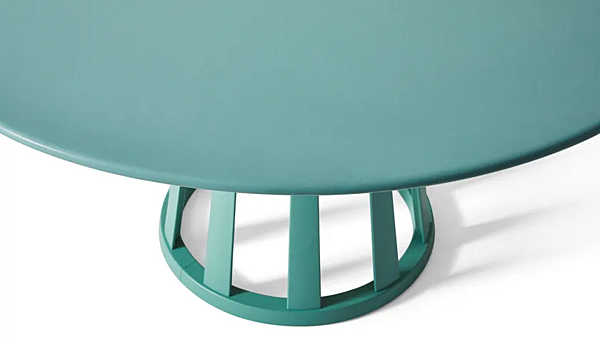 Tavolo da giardino rotondo in alluminio CASSINA collezione Lebeau fabbrica CASSINA dall'Italia. Foto №3