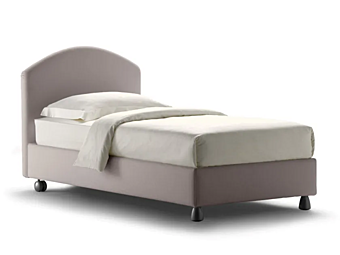 Letto singolo con testata imbottita Magnolia Flou