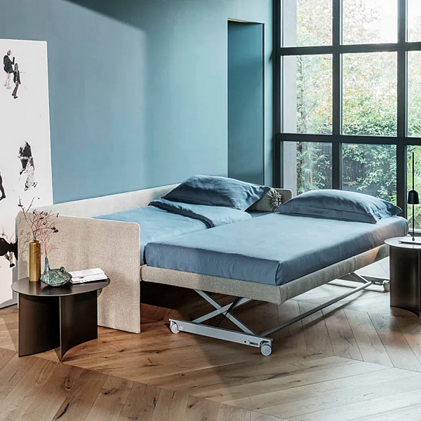 Divano letto in tessuto con copertura removibile Flou Duetto fabbrica Flou dall'Italia. Foto №13