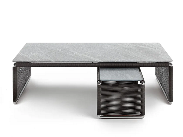 Tavolino laterale rettangolare in pietra Tindari FLEXFORM fabbrica FLEXFORM dall'Italia. Foto №1