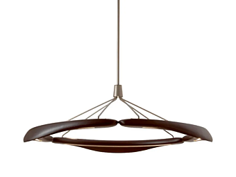 Lampada a sospensione in noce LED Dunes GIORGETTI GA408G