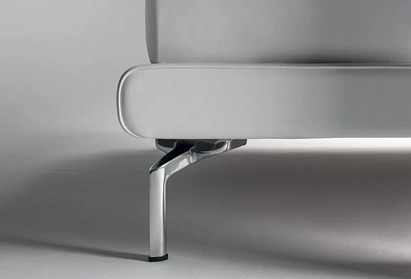 Letto matrimoniale con testiera imbottita in tessuto Eosonno Poltrona Frau fabbrica POLTRONA FRAU dall'Italia. Foto №9