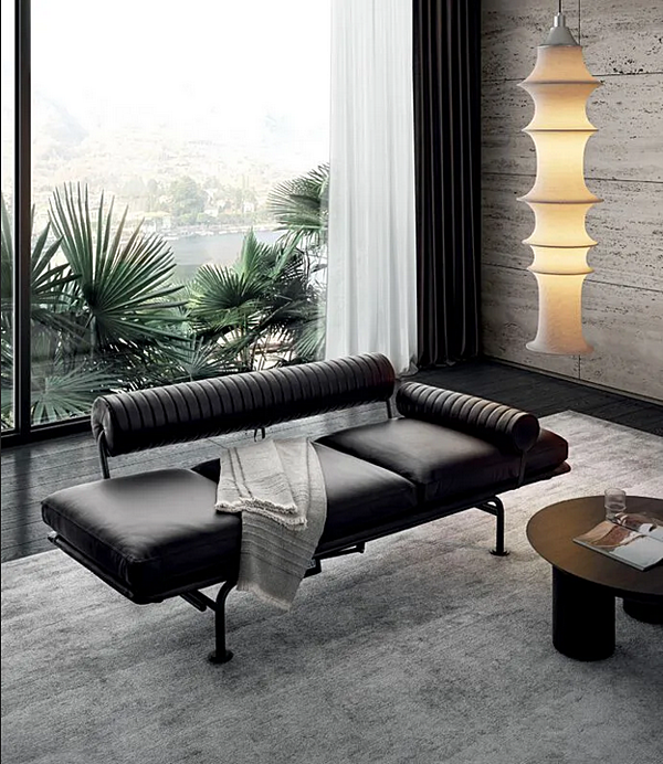 Chaise longue in pelle con schienale imbottito i 4 Mariani Up Down fabbrica i 4 Mariani dall'Italia. Foto №7