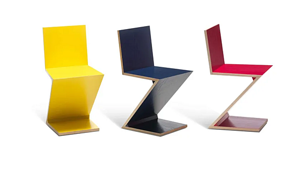 Sedia in legno Zig Zag CASSINA fabbrica CASSINA dall'Italia. Foto №3