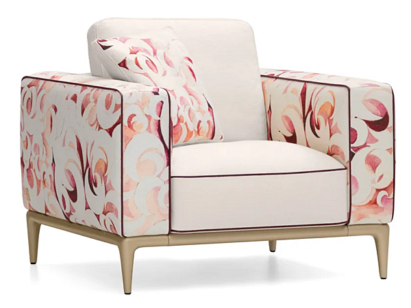 Poltrona con braccioli in tessuto FORMITALIA collezione Moon H -Armchair-A fabbrica FORMITALIA dall'Italia. Foto №1