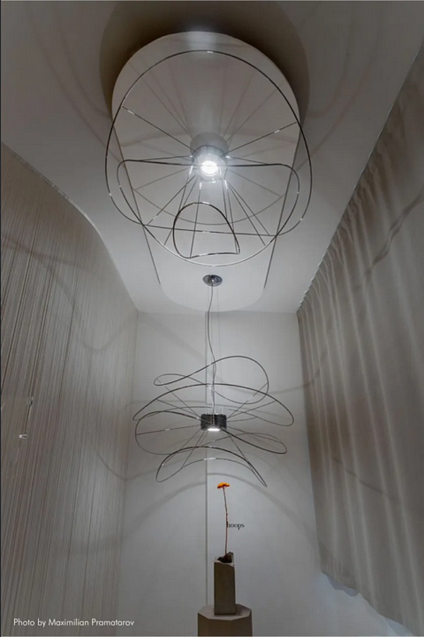 Lampada da soffitto LED in metallo AXOLIGHT Hoops PL HOOPS 2, PL HOOPS 3 fabbrica Axolight dall'Italia. Foto №7