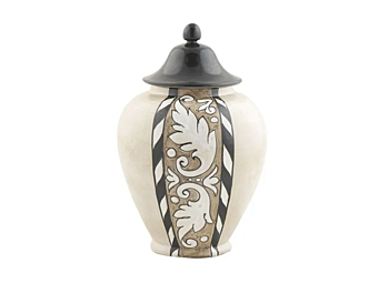 Vaso in ceramica fatto a mano Barocco L_Antica Deruta BA / 959 / 30