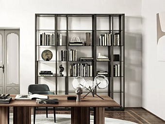 Libreria freestanding in vetro Tortona Gallotti&Radice Libreria freestanding in vetro Tortona Gallotti&Radice fabbrica Gallotti & Radice dall'Italia