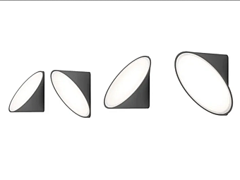 Applique da parete in alluminio LED Orchid AXOLIGHT AP ORCHID