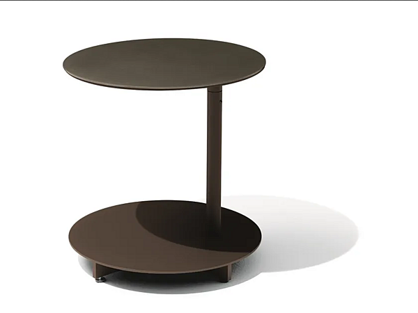 Tavolino laterale rotondo in acciaio GIORGETTI Apsara 88100, 88101, 88102 fabbrica GIORGETTI dall'Italia. Foto №2
