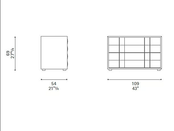 Comò in legno POLTRONA FRAU Obi fabbrica POLTRONA FRAU dall'Italia. Foto №7