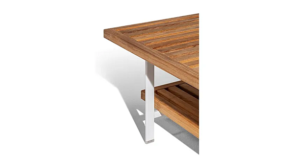 Tavolino laterale basso in teak Solaria POLTRONA FRAU fabbrica POLTRONA FRAU dall'Italia. Foto №3