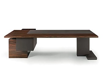 Scrivania direzionale in legno a forma di L INCA i 4 Mariani
