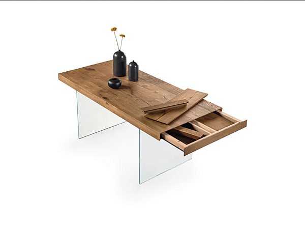Tavolo rettangolare in legno e vetro AIR 2180 LAGO 2180 fabbrica LAGO dall'Italia. Foto №3
