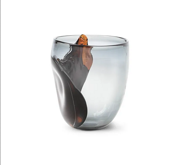 Vaso in vetro soffiato rotondo Incanto GIORGETTI fabbrica GIORGETTI dall'Italia. Foto №1