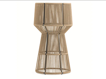 Vaso da giardino in alluminio verniciato a polvere VARASCHIN Cricket alto rotondo 2993