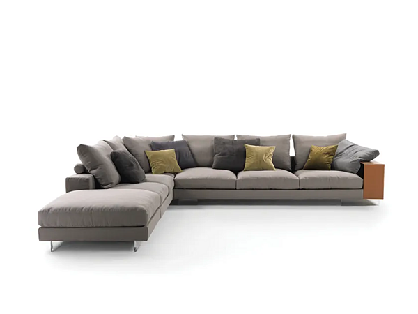 Divano angolare in tessuto con spazio di stoccaggio FLEXFORM Lightpiece fabbrica FLEXFORM dall'Italia. Foto №3