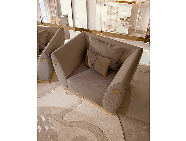 Poltrona con braccioli in tessuto Symphony Bizzotto Italia fabbrica Bizzotto Italia dall'Italia. Foto №3