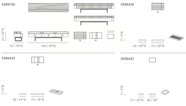 Mobile TV in pelle conciata con cassetti Fidelio POLTRONA FRAU fabbrica POLTRONA FRAU dall'Italia. Foto №5