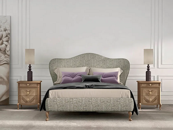 Tavolino da notte in legno con cassetti CASA +39 PRESTIGE 2 C22101 fabbrica CASA +39 dall'Italia. Foto №3