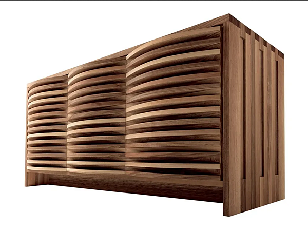 Credenza in legno con ante Onda A 120 DALE fabbrica DALE dall'Italia. Foto №2