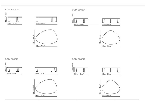 Tavolo da pranzo in legno Arnold FLEXFORM 02C574, 02C575, 02C577, 02C578 fabbrica FLEXFORM dall'Italia. Foto №7