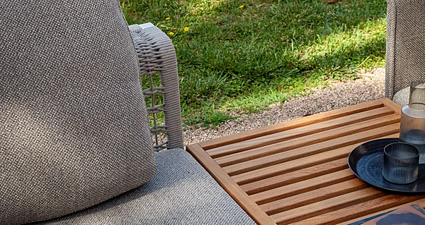 Tavolino laterale basso in teak Solaria POLTRONA FRAU fabbrica POLTRONA FRAU dall'Italia. Foto №7