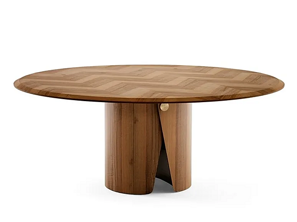 Tavolo rotondo in legno Manto Gallotti&Radice fabbrica Gallotti & Radice dall'Italia. Foto №1