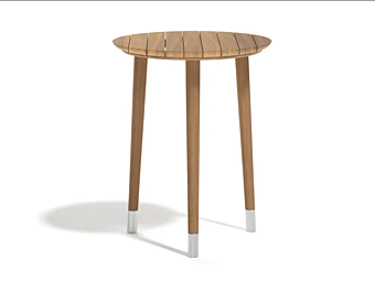 Tavolino laterale rotondo in teak Medusa Atmosphera MU.SR. fabbrica ATMOSPHERA dall'Italia