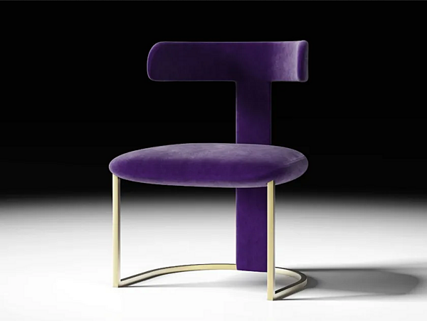 Poltrona in tessuto imbottito CASA +39 T-CHAIR ETC001 fabbrica ENCORE (by CASA +39) dall'Italia. Foto №1