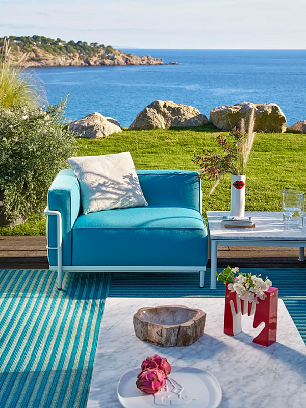 Poltrona angolare in tessuto da giardino con copertura removibile CASSINA Grand Confort Outdoor fabbrica CASSINA dall'Italia. Foto №3